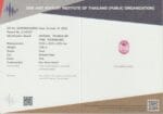 3.66ct Oval Pink Tourmaline - Mozambique - GIT Certified - Image 4