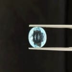 2.58ct Oval Mozambique Aquamarine - Eye-Clean GIT