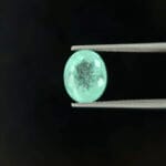 3.67ct Mozambique Paraiba Tourmaline - Oval, Bluish-Green