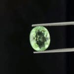 5ct Oval Yellowish-Green Mozambique Tourmaline GIT