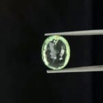 5ct Oval Yellowish-Green Mozambique Tourmaline GIT - Image 3