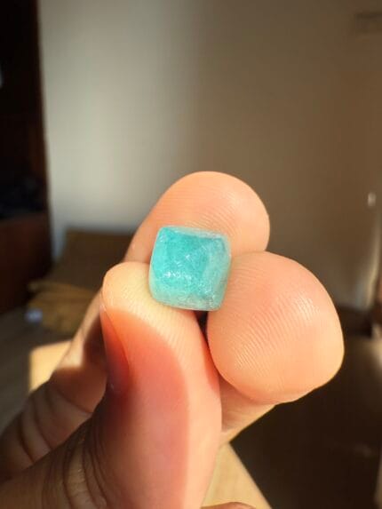 7.02ct Mozambique Paraiba Tourmaline Cabochon - Neon Blue! - Image 7