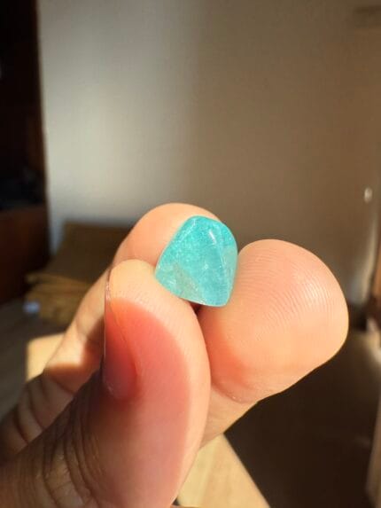7.02ct Mozambique Paraiba Tourmaline Cabochon - Neon Blue! - Image 8
