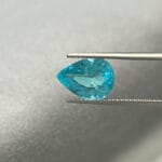 3.24ct Neon Blue Pear Paraiba Tourmaline Mozambique - Image 3