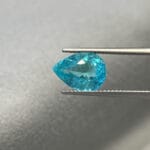 3.24ct Neon Blue Pear Paraiba Tourmaline Mozambique